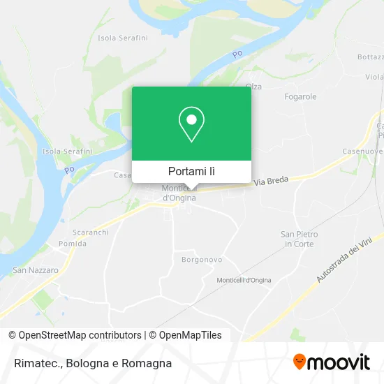 Mappa Rimatec.