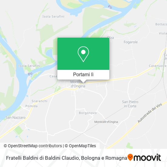 Mappa Fratelli Baldini di Baldini Claudio