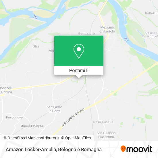 Mappa Amazon Locker-Amulia