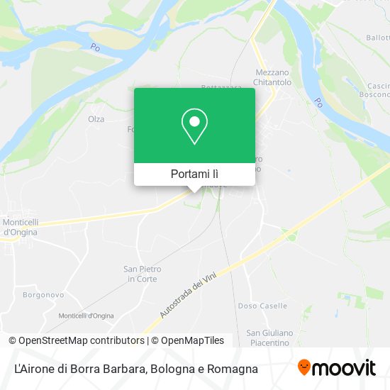 Mappa L'Airone di Borra Barbara