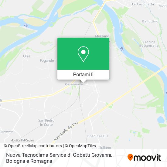 Mappa Nuova Tecnoclima Service di Gobetti Giovanni