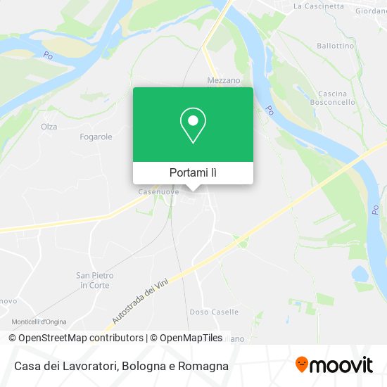 Mappa Casa dei Lavoratori