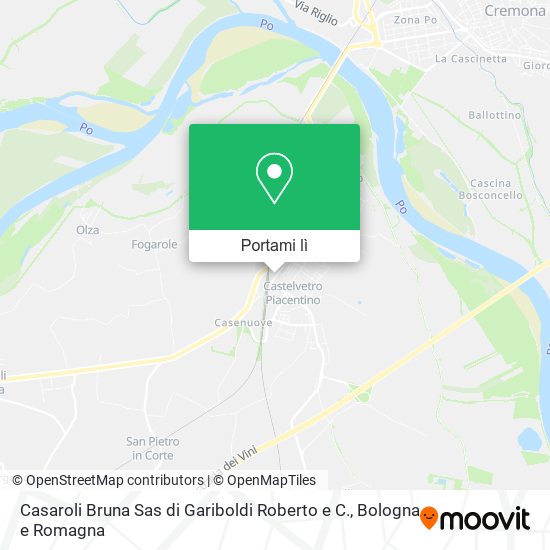 Mappa Casaroli Bruna Sas di Gariboldi Roberto e C.