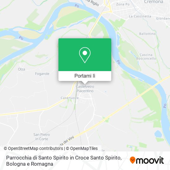 Mappa Parrocchia di Santo Spirito in Croce Santo Spirito