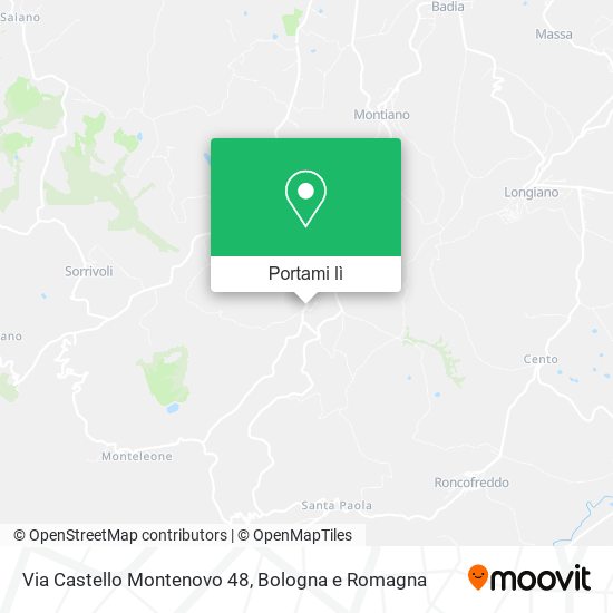 Mappa Via Castello Montenovo  48