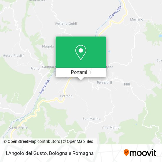 Mappa L'Angolo del Gusto