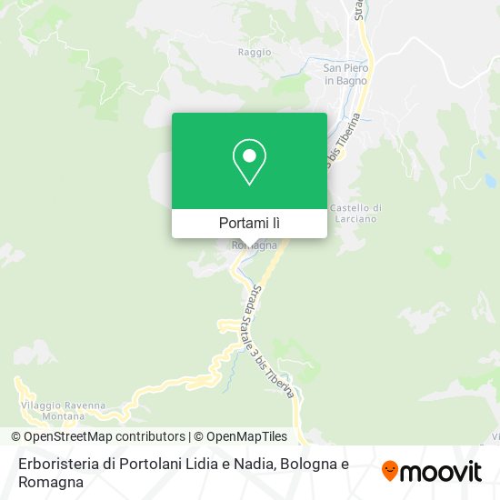 Mappa Erboristeria di Portolani Lidia e Nadia