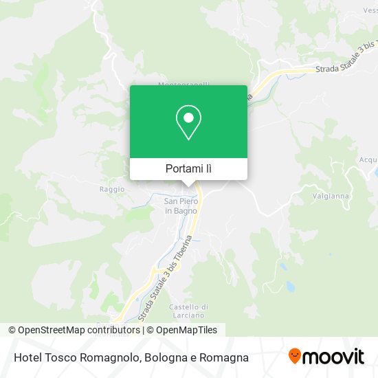 Mappa Hotel Tosco Romagnolo