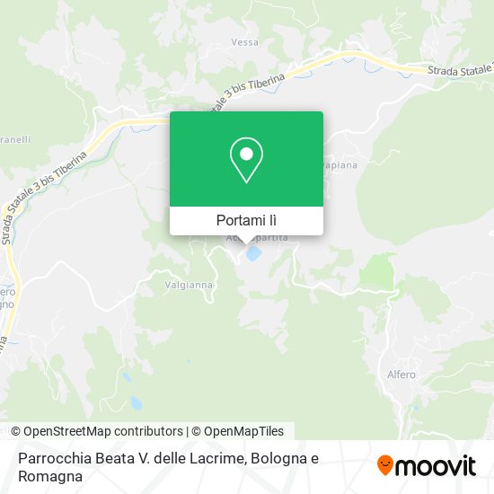 Mappa Parrocchia Beata V. delle Lacrime