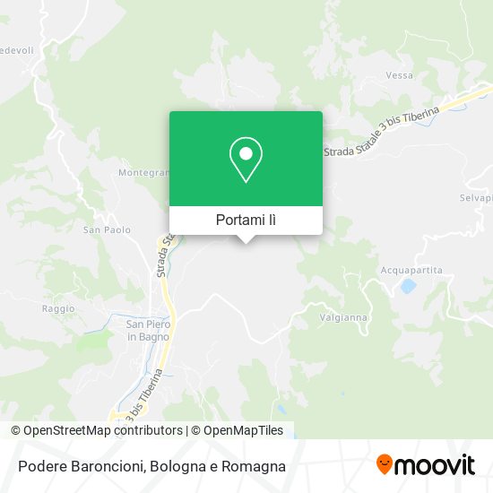 Mappa Podere Baroncioni