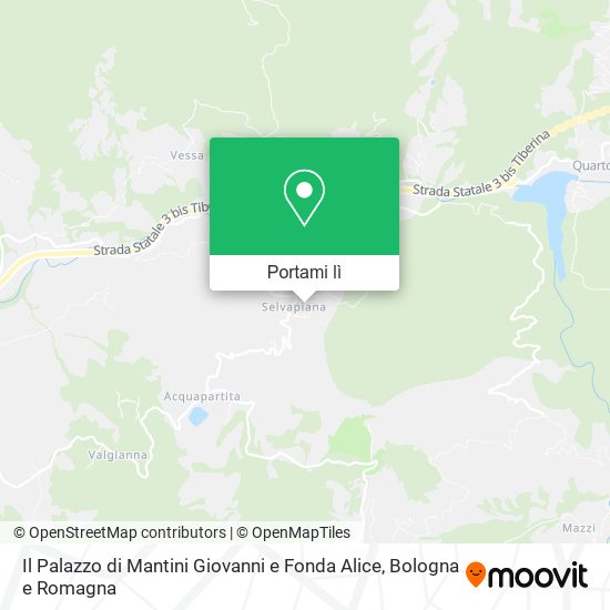 Mappa Il Palazzo di Mantini Giovanni e Fonda Alice