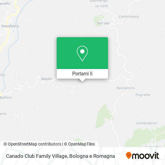 Mappa Canado Club Family Village