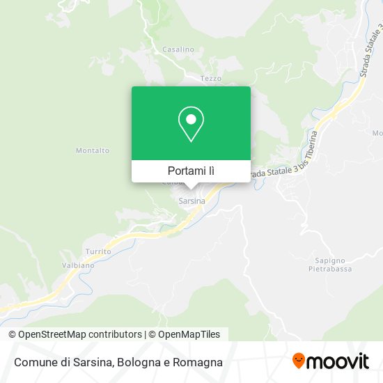 Mappa Comune di Sarsina