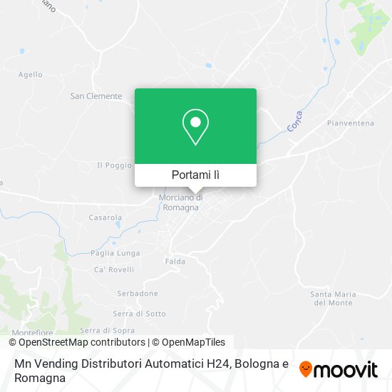 Mappa Mn Vending Distributori Automatici H24