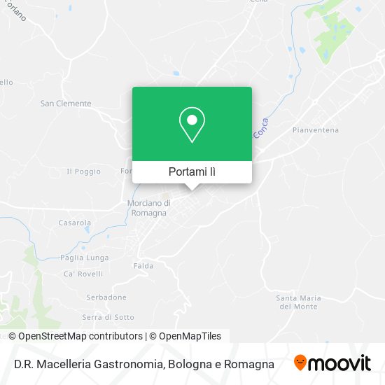 Mappa D.R. Macelleria Gastronomia