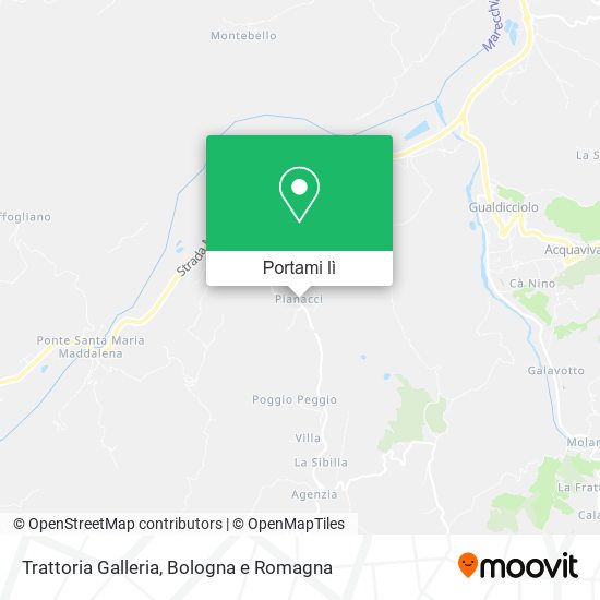 Mappa Trattoria Galleria