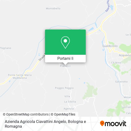 Mappa Azienda Agricola Ciavattini Angelo
