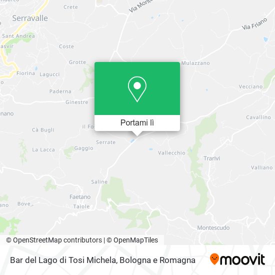 Mappa Bar del Lago di Tosi Michela
