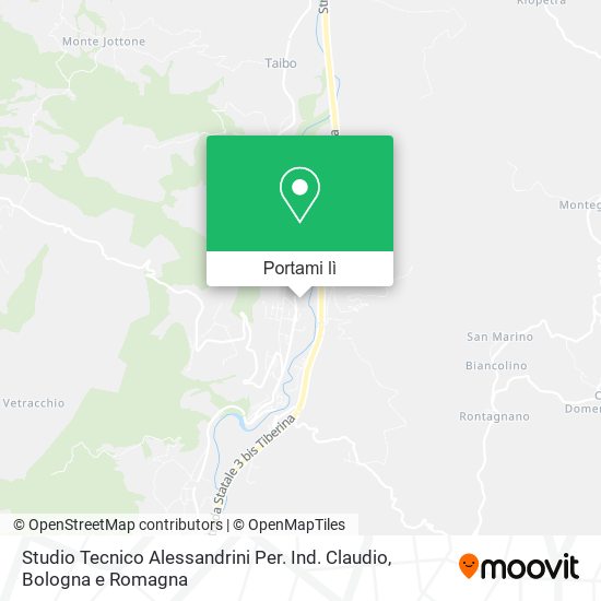 Mappa Studio Tecnico Alessandrini Per. Ind. Claudio