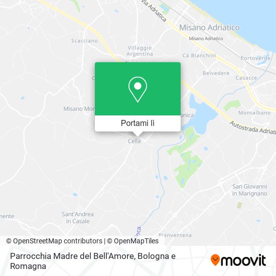 Mappa Parrocchia Madre del Bell'Amore
