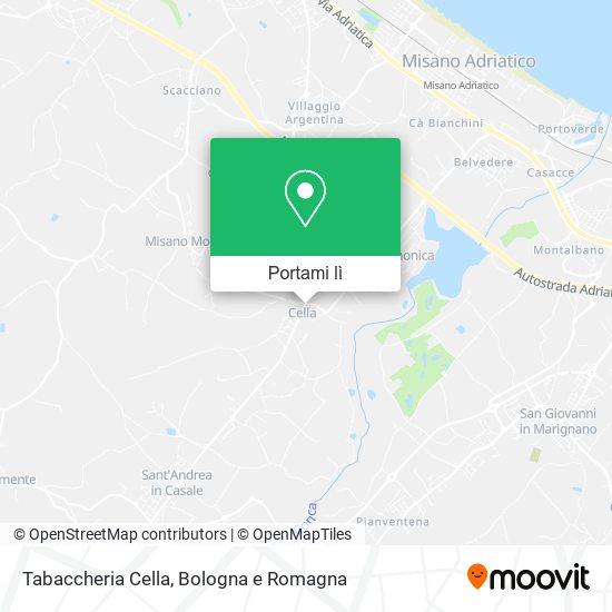 Mappa Tabaccheria Cella
