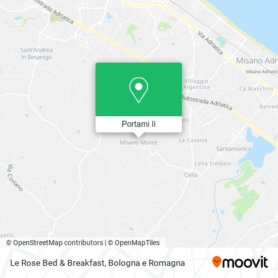 Mappa Le Rose Bed & Breakfast
