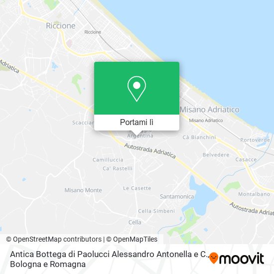 Mappa Antica Bottega di Paolucci Alessandro Antonella e C.