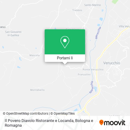 Mappa Il Povero Diavolo Ristorante e Locanda