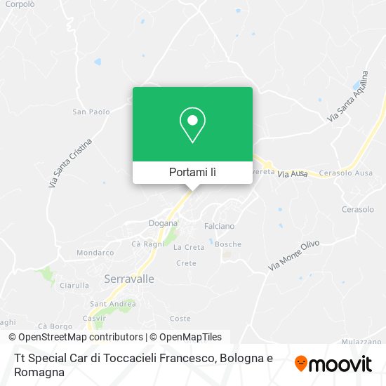 Mappa Tt Special Car di Toccacieli Francesco