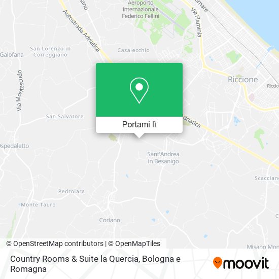 Mappa Country Rooms & Suite la Quercia