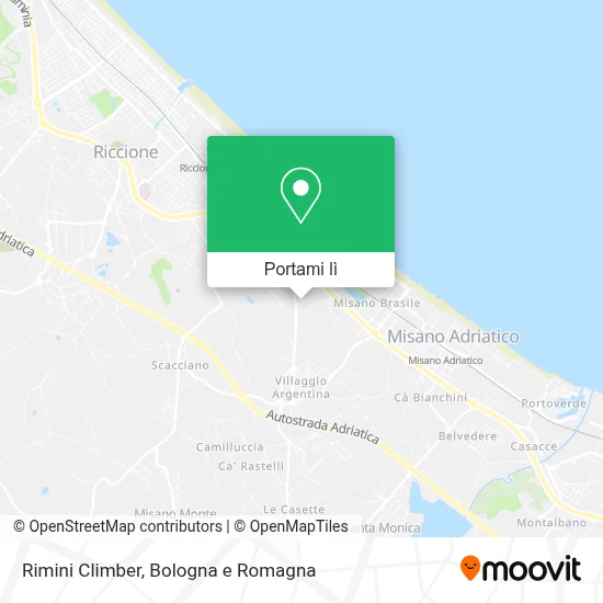 Mappa Rimini Climber