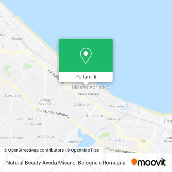 Mappa Natural Beauty Aveda Misano