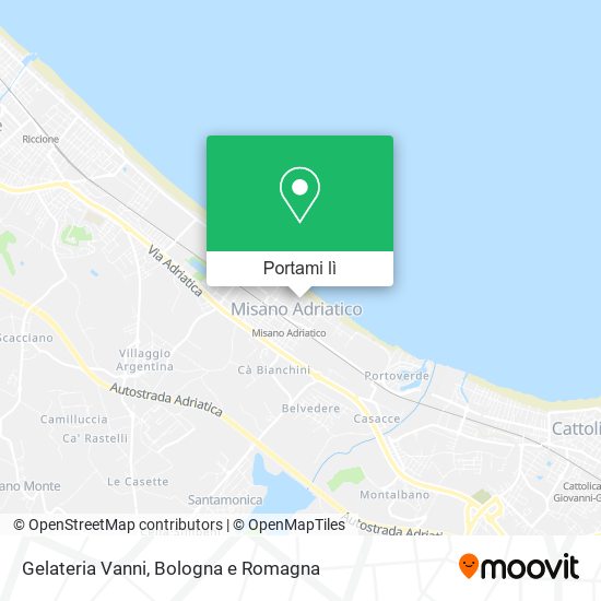 Mappa Gelateria Vanni