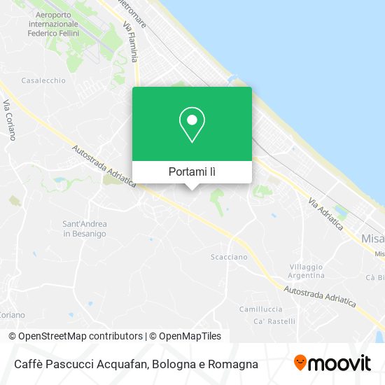 Mappa Caffè Pascucci Acquafan