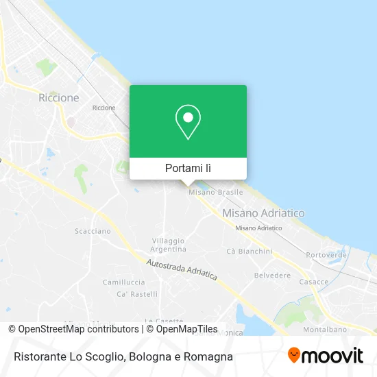 Mappa Ristorante Lo Scoglio