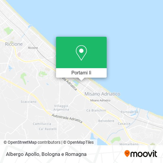 Mappa Albergo Apollo