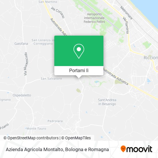 Mappa Azienda Agricola Montalto