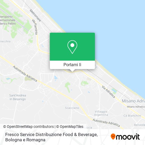 Mappa Fresco Service Distribuzione Food & Beverage