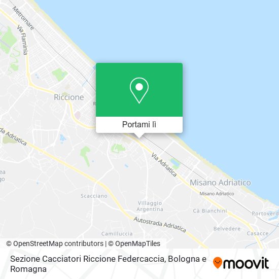 Mappa Sezione Cacciatori Riccione Federcaccia