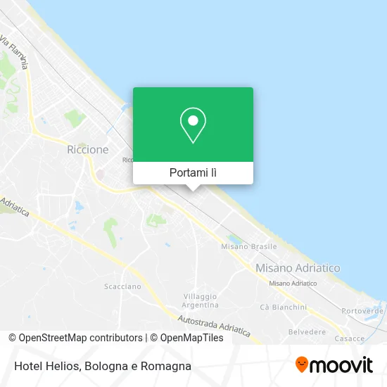 Mappa Hotel Helios