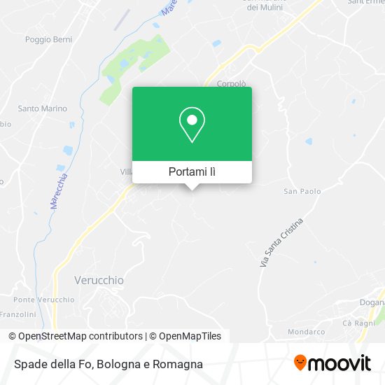 Mappa Spade della Fo