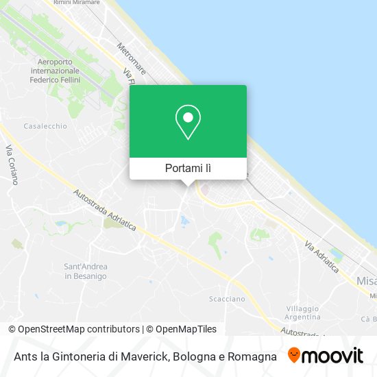 Mappa Ants la Gintoneria di Maverick