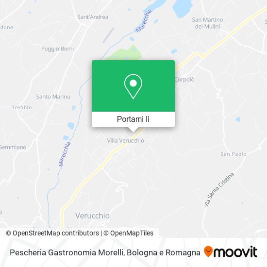 Mappa Pescheria Gastronomia Morelli