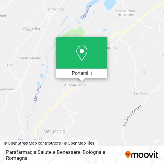 Mappa Parafarmacia Salute e Benessere