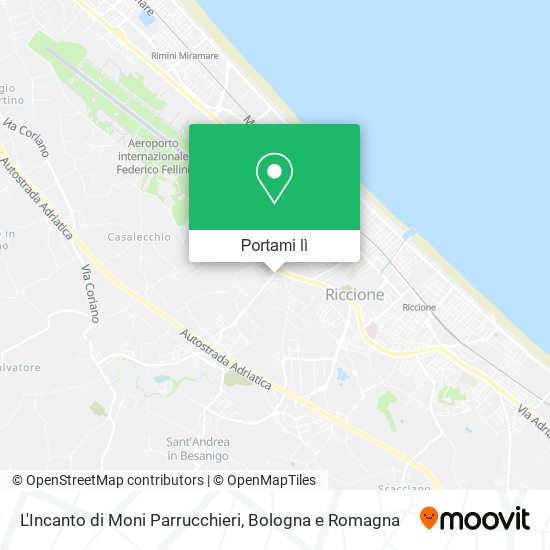 Mappa L'Incanto di Moni Parrucchieri