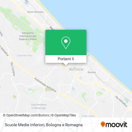 Mappa Scuole Medie Inferiori