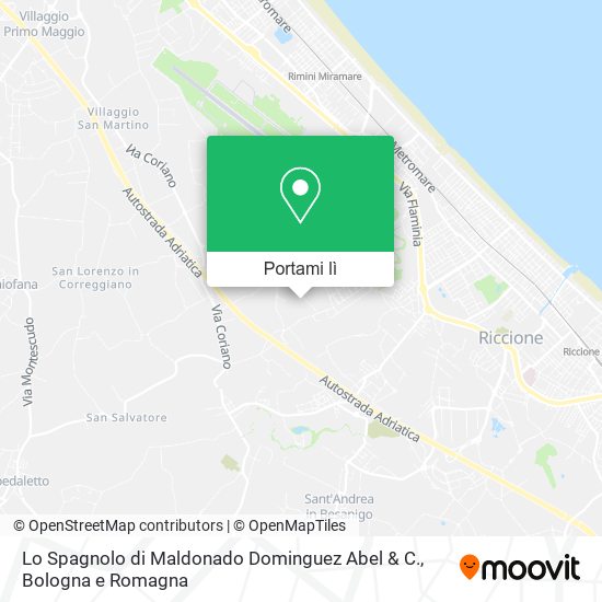 Mappa Lo Spagnolo di Maldonado Dominguez Abel & C.