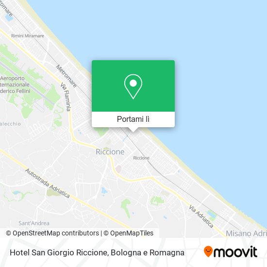 Mappa Hotel San Giorgio Riccione
