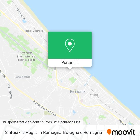 Mappa Sintesi - la Puglia in Romagna