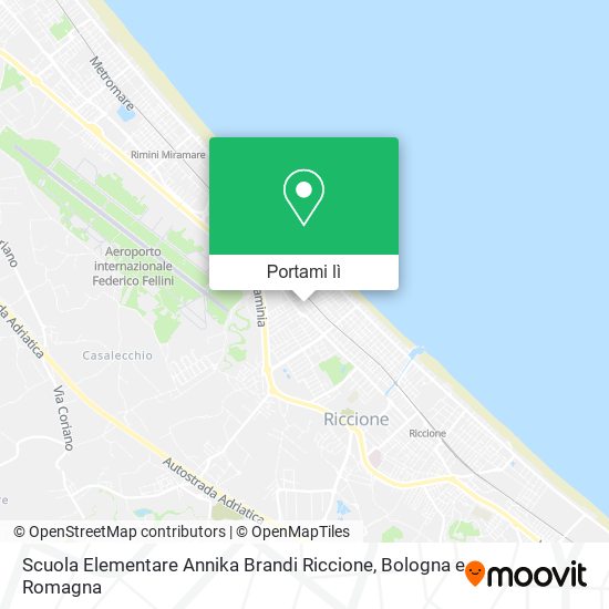 Mappa Scuola Elementare Annika Brandi Riccione
